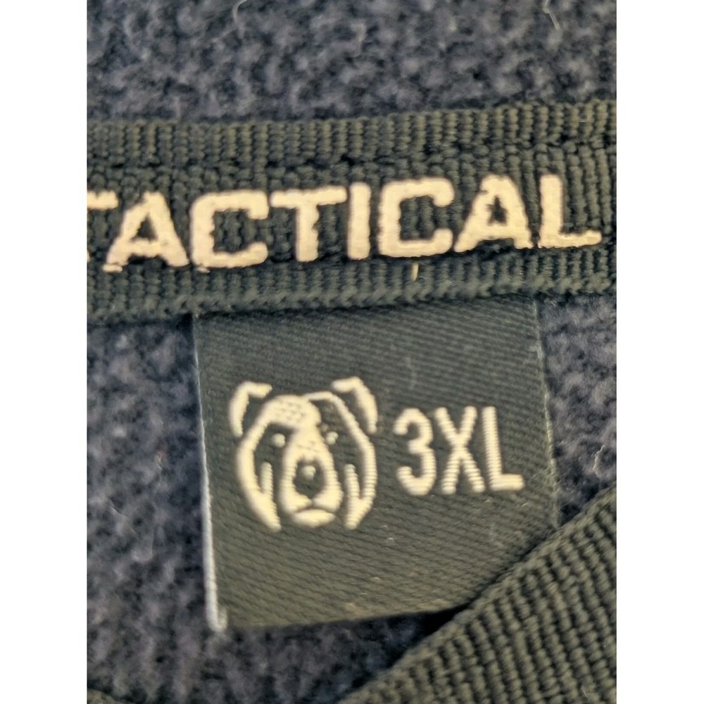 Baerskin Tactical Fleece Tactical Hoodie 4.0 3XL Navy Full Zip Hood Multi Pocket - Picture 7 of 7